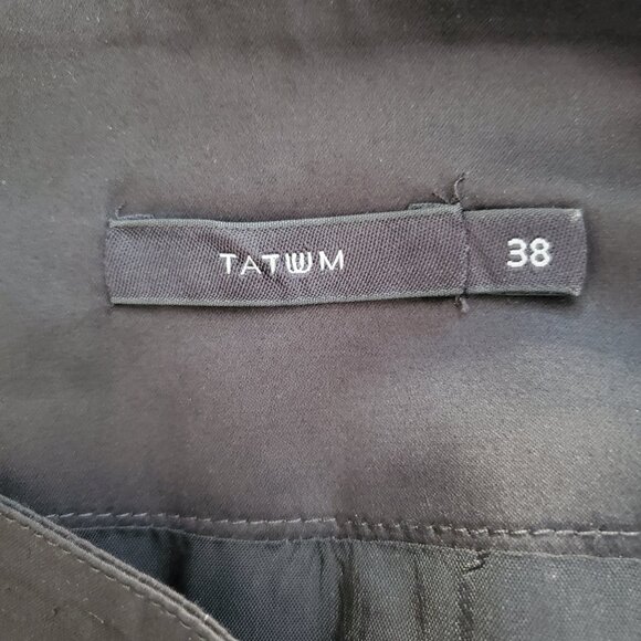 Tatum Women's A-Line Skirt 38 Black Pleated Preppy Classic Academia Modest - Picture 10 of 11